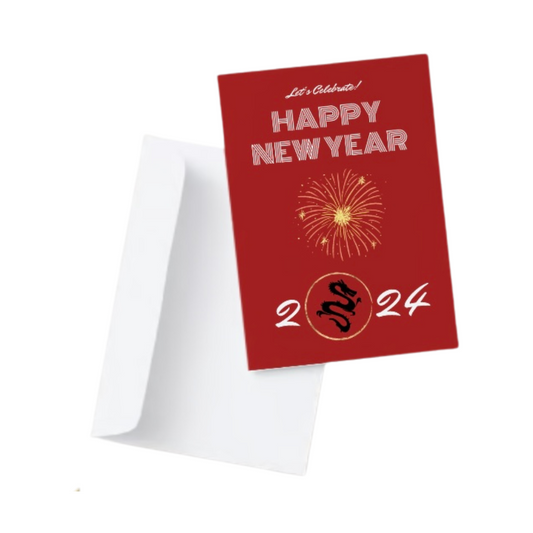 2024 Dragon Happy New Year Card