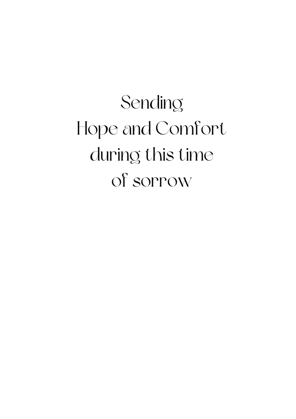 Sympathy Card