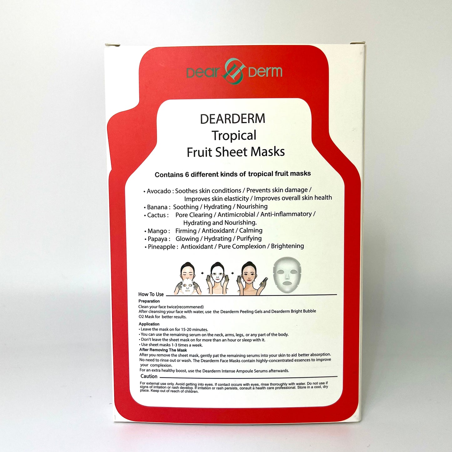 Dearderm Sheet Masks (6pk)